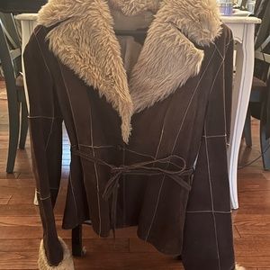 Wilson leather brown jacket